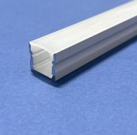 LED White Aluminium 3 Metre Profile Frosted Lid