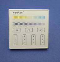 Mains wireless Wall controller for 12/24 volt Colour Temp Adjustable LED Strip