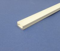 White LED Aluminium 2m Profile with Frosted Lid