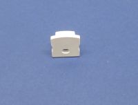 White End Cap With Hole For 1714 Flat profile