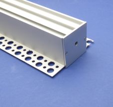 Plaster in Profile For Led Strip 2 metre recessed 