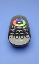 Black 4 Zone Remote control for 12 and 24 volt RGB / RGBW led strip