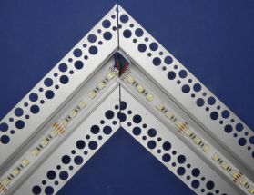 Led Plaster in Profile 2 metre Frosted Cover 