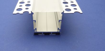 Plaster in Profile For Led Strip 3 metre recessed 