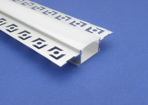 Led Plaster in Profile 2 metre recessed 