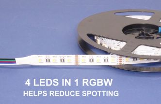 Led Strip RGBW 4 in 1 with 4000k white Led Strip 8 Metres 24V 22 watt