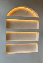 Plaster in Top Bendable Led Profile 3 metre Recessed