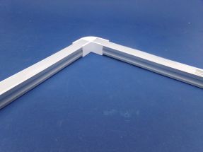 Led Aluminium 3 metre profile Frosted Lid   