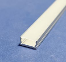 LED Aluminium Profile Frosted Lid 2 metre    