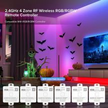 4 Zone Remote control for 24 volt RGBW Pixel led strip