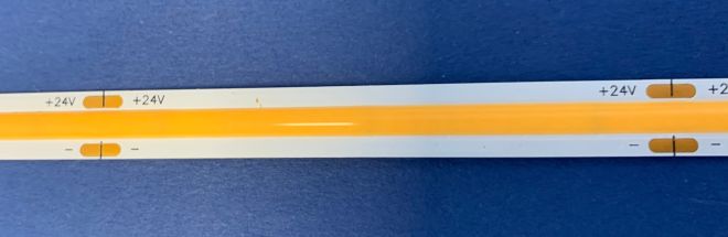 Spotless COB Led Strip 3500k White Per Cut Length 12 Watts 24v
