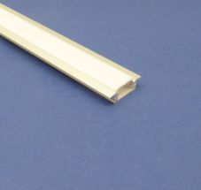 LED Aluminium 3m Recessed Profile Opal Lid  