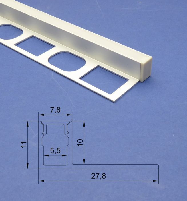 Led Aluminium Plaster In Profile 2 Metre, Led Strip Light Ceiling Profile