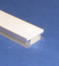 Led Aluminium 2m profile Frosted Lid    