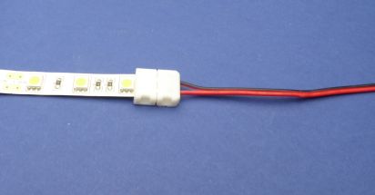 Led strip 8mm input connector   