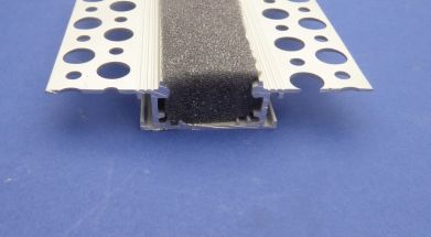 Led Plaster in Profile 2 metre recessed 