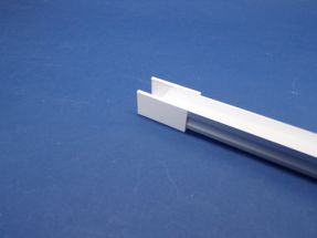 Led Aluminium 2 metre profile Frosted Lid    