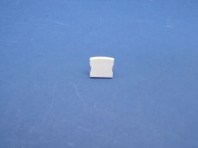 Led Aluminium 2 metre White  profile Opal Lid    